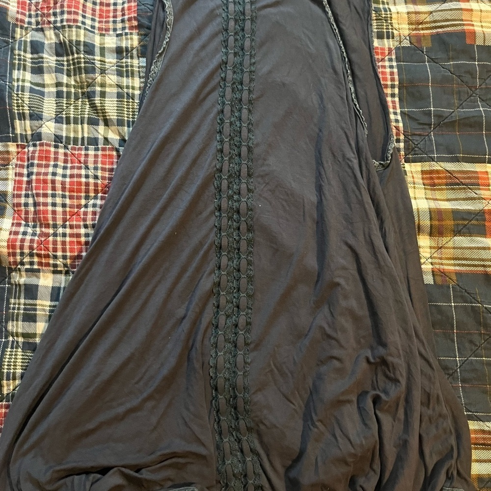 Altar'd State Grey Blue Sleeveless Shaw - Picture 7 of 7